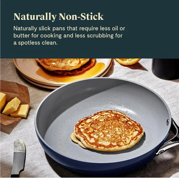 Caraway Home 10.5” Ceramic Fry Pan - Gray - Picture 7 of 9